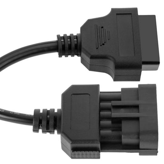 OBD2 10 pin male diagnostic cable compatible with Opel full pinout