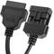 OBD2 10 pin male diagnostic cable compatible with Opel full pinout
