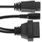 Cabo de diagnóstico OBD2 2 pinos macho e conector fêmea DC compatível com veículos do Grupo PSA pinagem completa