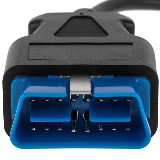 OBD2-Diagnosekabel, lila, 16-polig, männlich, kompatibel mit der Fiat ECU Scan-Software