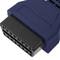 Cable de diagnóstico OBD2 azul 16 pin macho compatible con software Fiat ECU Scan de 205 mm