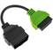 OBD2 Yellow 16 Pin Male Diagnostic Cable Compatible with Fiat ECU Scan Software 209mm