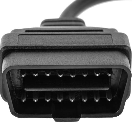 OBD2 Yellow 16 Pin Male Diagnostic Cable Compatible with Fiat ECU Scan Software 209mm