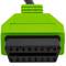 OBD2 Yellow 16 Pin Male Diagnostic Cable Compatible with Fiat ECU Scan Software 209mm