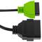 OBD2 Yellow 16 Pin Male Diagnostic Cable Compatible with Fiat ECU Scan Software 209mm