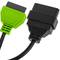 OBD2 Yellow 16 Pin Male Diagnostic Cable Compatible with Fiat ECU Scan Software 209mm