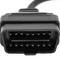 OBD2 Cavo diagnostico maschio rosso a 16 pin compatibile con il software di scansione Fiat ECU 207 mm
