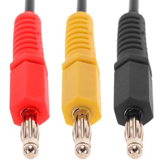 Cavo diagnostico OBD II da 16 pin femmina a tre spine a banana maschio compatibile con Bosch KTS