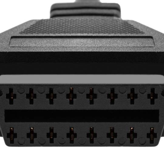 Cavo diagnostico OBD II da 16 pin femmina a cinque spine a banana maschio con Meganet compatibile con Bosch KTS