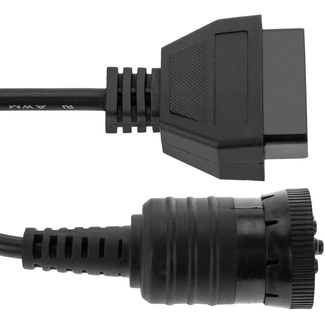 Cable de diagnóstico OBD2 9 pin hembra compatible con camión