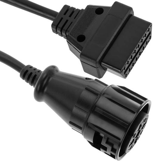 OBD2 12 pin female diagnostic cable compatible with MAN vehicles