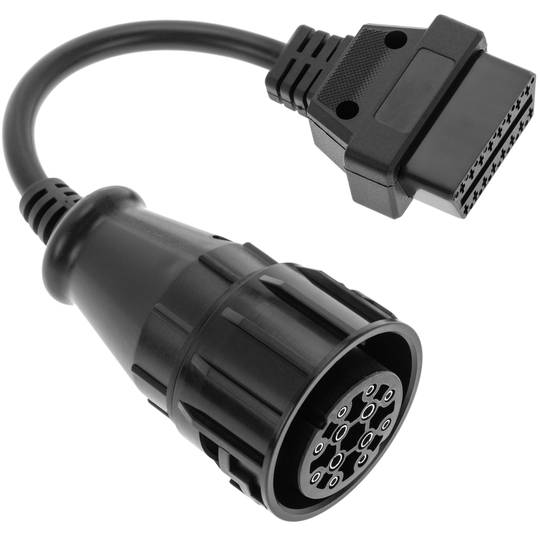 OBD2 12 pin female diagnostic cable compatible with MAN vehicles
