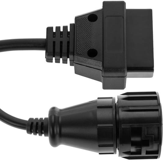 OBD2 12 pin female diagnostic cable compatible with MAN vehicles