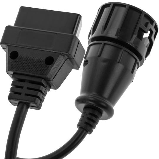 OBD2 12 pin female diagnostic cable compatible with MAN vehicles