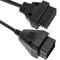 OBD2 12 pin male diagnostic cable compatible with Renault vehicles 24.5cm