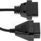 OBD2 12 pin male diagnostic cable compatible with Renault vehicles 24.5cm