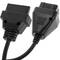 OBD2 12 pin male diagnostic cable compatible with Renault vehicles 24.5cm