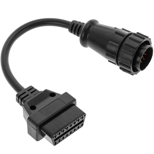 Cabo de diagnóstico macho OBD2 14 pinos compatível com Mercedes Benz