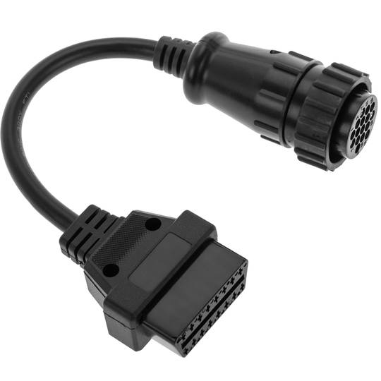 Câble de diagnostic femelle OBD2 16 broches compatible avec les camions Scania