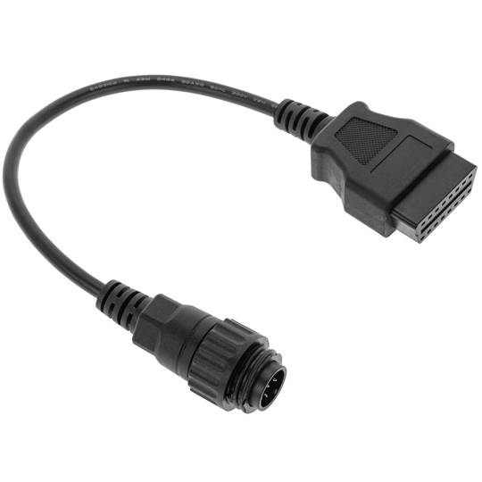 Cable de diagnóstico OBD2 a conector Knorr 7 pin macho