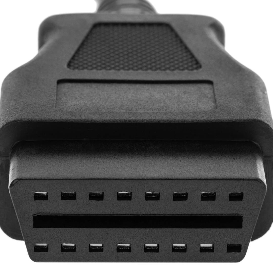 Cable de diagnóstico OBD2 a conector Knorr 7 pin macho