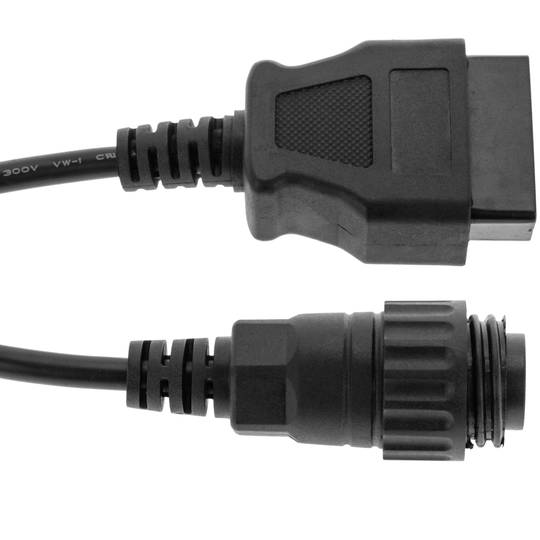 Cable de diagnóstico OBD2 a conector Knorr 7 pin macho