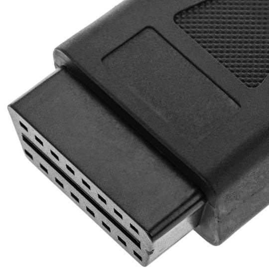 Cable de diagnóstico OBD2 a conector Knorr 7 pin macho