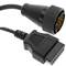 OBD2 37 pin male diagnostic cable compatible with MAN vehicles 49 cm