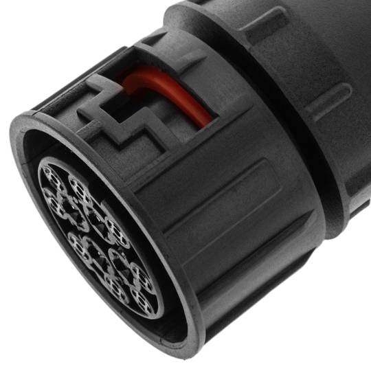 12-pinowy żeński kabel diagnostyczny OBD2 kompatybilny z pełnymi pinami pojazdów MAN