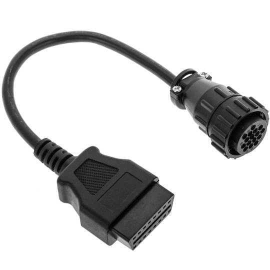 Câble de diagnostic femelle OBD2 16 broches compatible avec les camions Scania de 315 mm