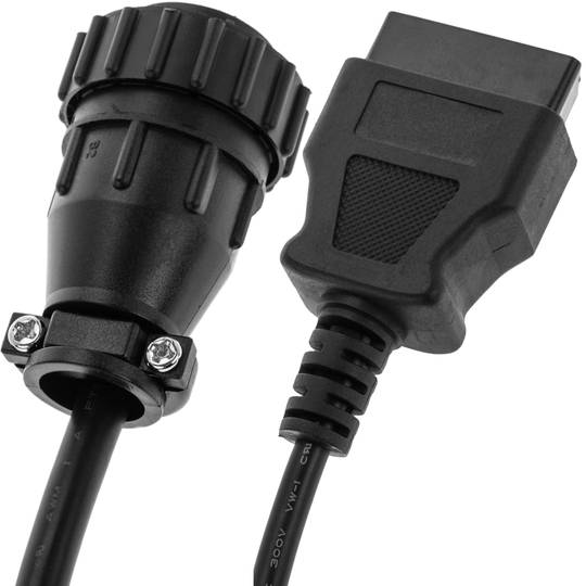 Câble de diagnostic femelle OBD2 16 broches compatible avec les camions Scania de 315 mm