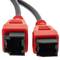 Cabo de diagnóstico OBD2 macho duplo de 12 e 8 pinos compatível com máquina Chrysler e Autel