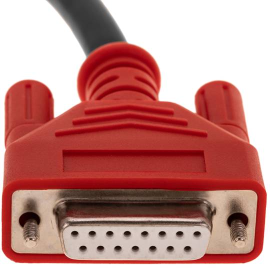 OBD2 16-pins mannelijk naar DB15-pins vrouwelijke diagnostische kabel compatibel met Autel-diagnosemachine