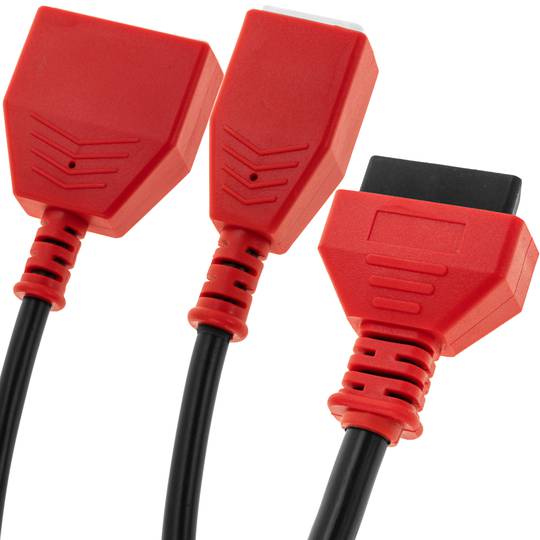Cable de diagnóstico OBD2 doble macho 16 y 32 pin compatible con Nissan y máquina Autel