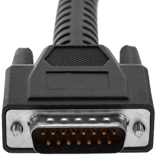 Cable de diagnóstico OBD2 16 pin macho a DB15 pin hembra de 205 cm