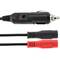 Adattatore per clip a coccodrillo per batteria da 20 AMP a connettore femmina per accendisigari da 49 cm per auto
