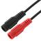 Adattatore per clip a coccodrillo per batteria da 20 AMP a connettore femmina per accendisigari da 49 cm per auto