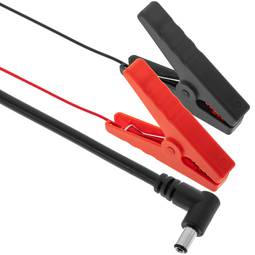 Krokodilklemmen naar 90º mannelijke DC-jackkabel voor vrouwelijke DC-kabelvoeding