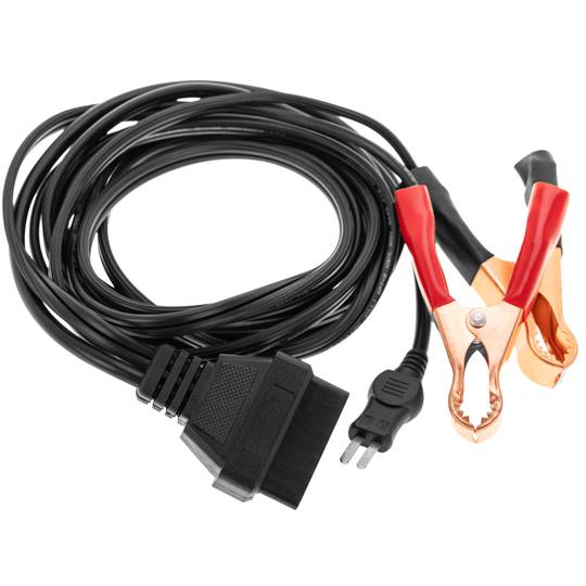 Câble de diagnostic OBD2 16 broches femelle vers pinces crocodiles et connecteur lignes K et L