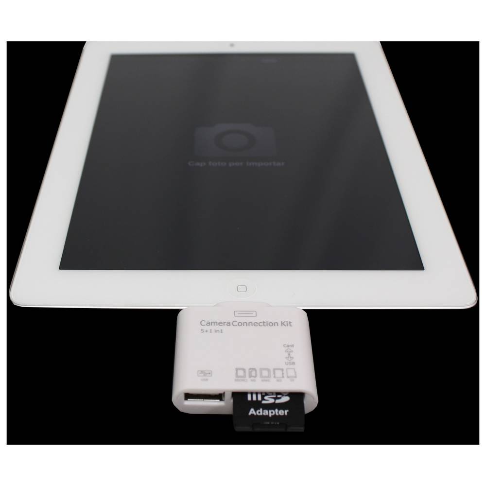 CABLING® Adaptateur Lightning vers lecteur de carte SD caméra appareil  photo Lecteur de carte adaptateur 8 broches pour iPad iPhone