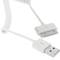 Sync e cabo de carga para iPhone iPod e iPad 30pin USB 1m encaracolado