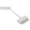 Sync e cabo de carga para iPhone iPod e iPad 30pin USB 1m encaracolado