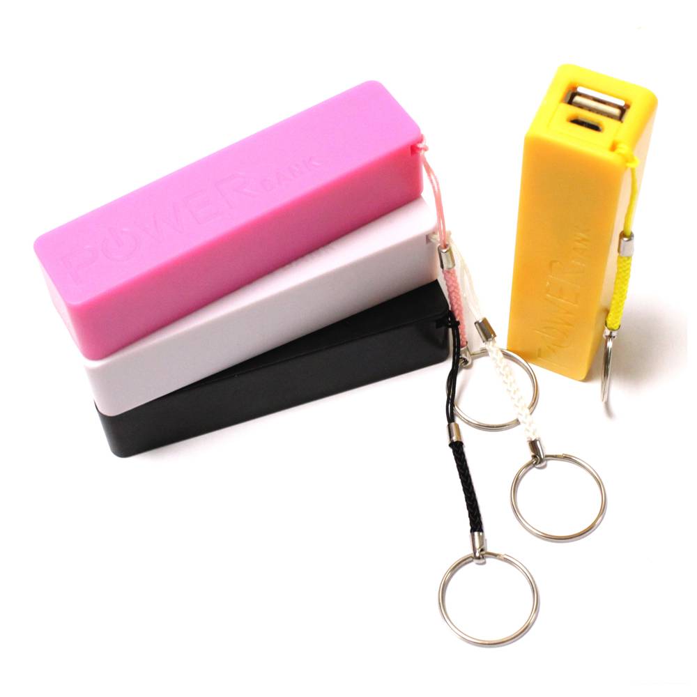Banc de bateria USB de 2600mAh 1A POWERBANK clauer de color rosa