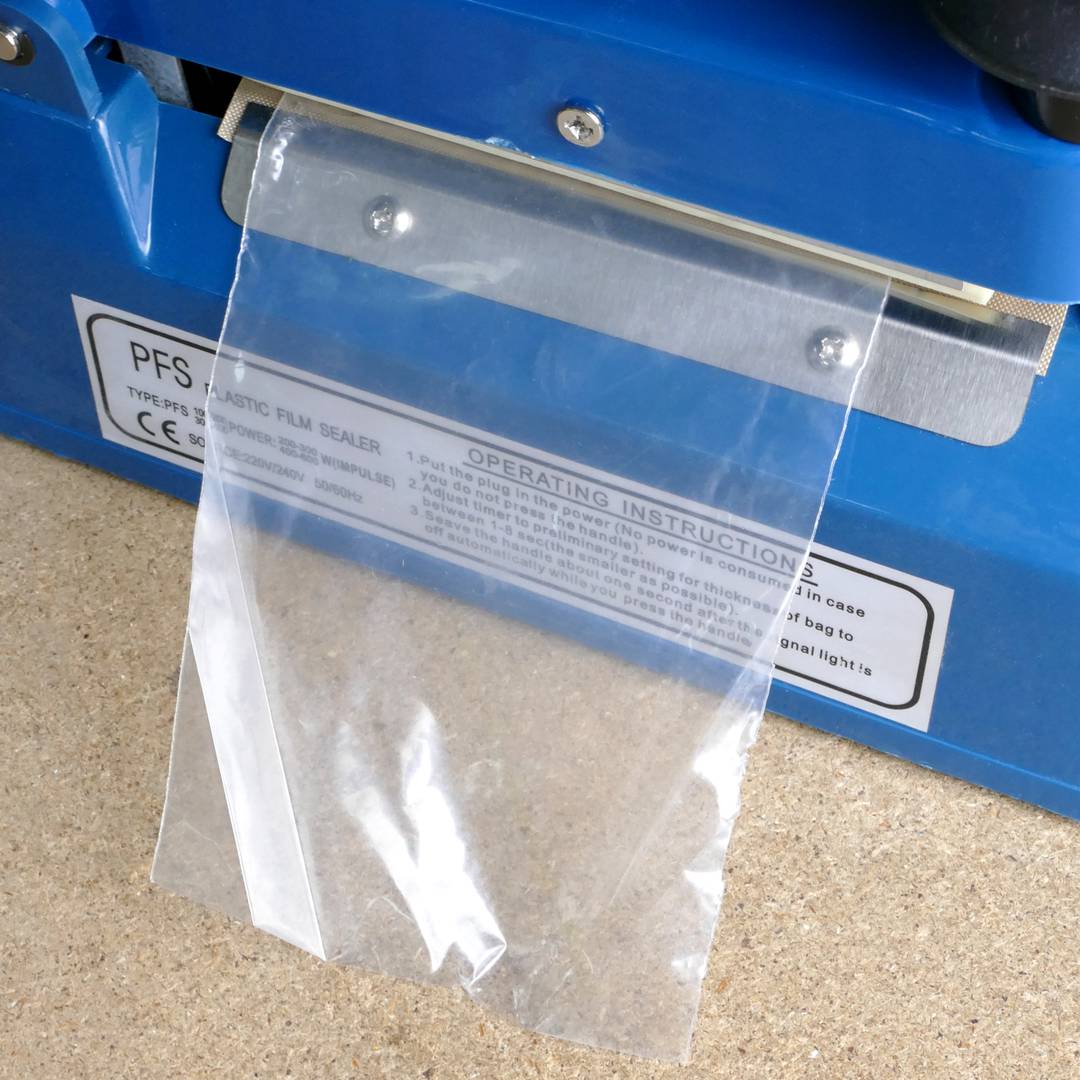 Selladora térmica de 30 cm para bolsas de plástico - Cablematic