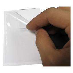 Funda autoadhesiva rectangular 59 x 94 mm vertical (20 uds)