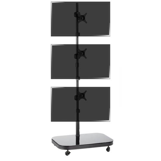 Supporto di TV VESA 50 75 100 per 3 schermi in verticale