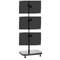 Supporto di TV VESA 50 75 100 per 3 schermi in verticale