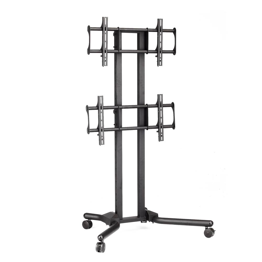 Soporte de TV para 2 pantallas en vertical de 32"-56" VESA 600x400 mm