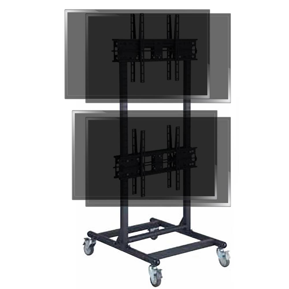 TV-standaard voor 2x2 verticale schermen 32