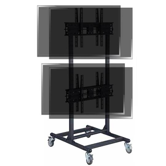 TV-standaard voor 2x2 verticale schermen 32